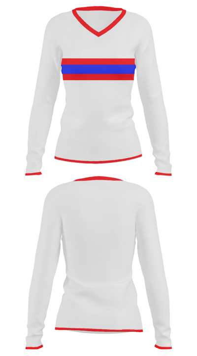 U.S. Tae Kwon Do Center 23498132 Women's Long Sleeve V-neck Shirt - 31