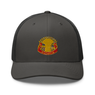 5-4 ADA A BTRY 3rd PLT 45345597 Retro Trucker Hat | Yupoong 6606