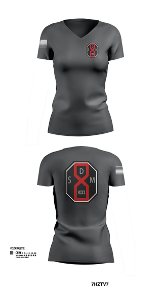 Womens Short Sleeve Vneck Shirt, San Dimas Sheriffs Station, , Teamtime, Team time, sublimation, custom sports apparel, team uniforms, spirit wear, spiritwear, sports uniforms, custom shirts, team store, custom team store, fundraiser sports, apparel fundraiser