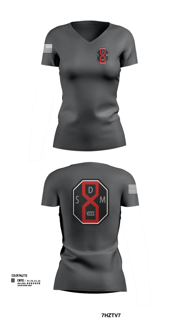 Womens Short Sleeve Vneck Shirt, San Dimas Sheriffs Station, , Teamtime, Team time, sublimation, custom sports apparel, team uniforms, spirit wear, spiritwear, sports uniforms, custom shirts, team store, custom team store, fundraiser sports, apparel fundraiser