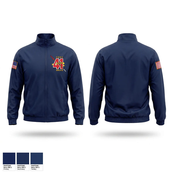 Windbreaker, Ladder 41, Fire Department, Teamtime, Team time, sublimation, custom sports apparel, team uniforms, spirit wear, spiritwear, sports uniforms, custom shirts, team store, custom team store, fundraiser sports, apparel fundraiser