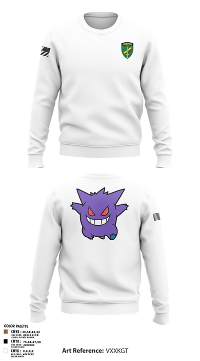 492nd ca bn 48784329 Crew Neck Sweatshirt - 2