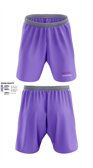 Athletic Shorts With Pockets, Manzano Monarchs, Cheer, Teamtime, Team time, sublimation, custom sports apparel, team uniforms, spirit wear, spiritwear, sports uniforms, custom shirts, team store, custom team store, fundraiser sports, apparel fundraiser