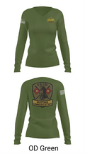 6-8 CAV 64955862 Women's Long Sleeve V-neck Shirt - 57