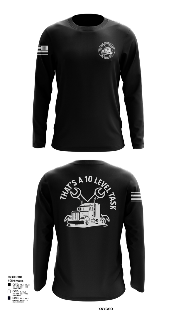Long Sleeve Performance Shirt, 1487th Transportation Company, Army, Teamtime, Team time, sublimation, custom sports apparel, team uniforms, spirit wear, spiritwear, sports uniforms, custom shirts, team store, custom team store, fundraiser sports, apparel fundraiser