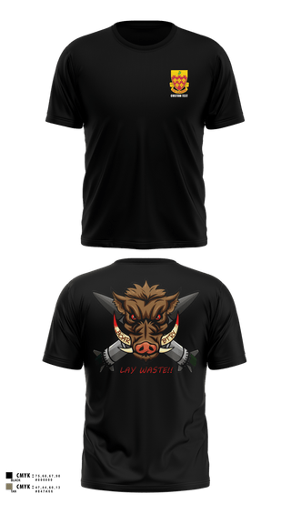 Old School Cotton Feel Shirt, Boar Battery 1-77 FAR, Army, Teamtime, Team time, sublimation, custom sports apparel, team uniforms, spirit wear, spiritwear, sports uniforms, custom shirts, team store, custom team store, fundraiser sports, apparel fundraiser
