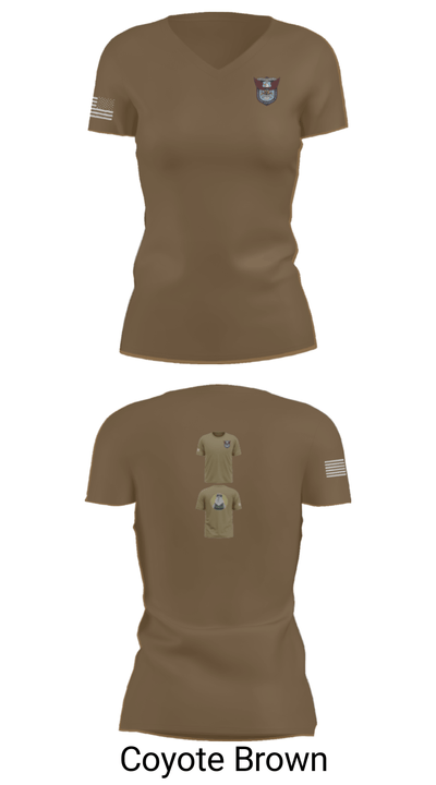 113th 3rd squad 39589677 Women's Short Sleeve V-neck Shirt - 12