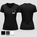 Huntington Junior High School Basketball 78559210 Women's Short Sleeve V-neck Shirt - 1