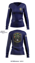 Columbia PD K-9 Unit 84088783 Women's Long Sleeve V-neck Shirt - 1