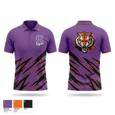 Shelby Tigers 92486590 Short Sleeve Performance Polo - 1