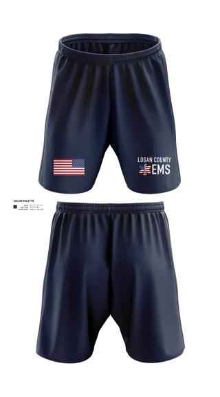Athletic Shorts With Pockets, Logan County EMS, EMS/EMT, Teamtime, Team time, sublimation, custom sports apparel, team uniforms, spirit wear, spiritwear, sports uniforms, custom shirts, team store, custom team store, fundraiser sports, apparel fundraiser