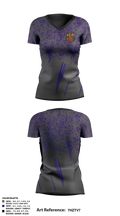 Disc golf 30921940 Women's Short Sleeve V-neck Shirt - 1