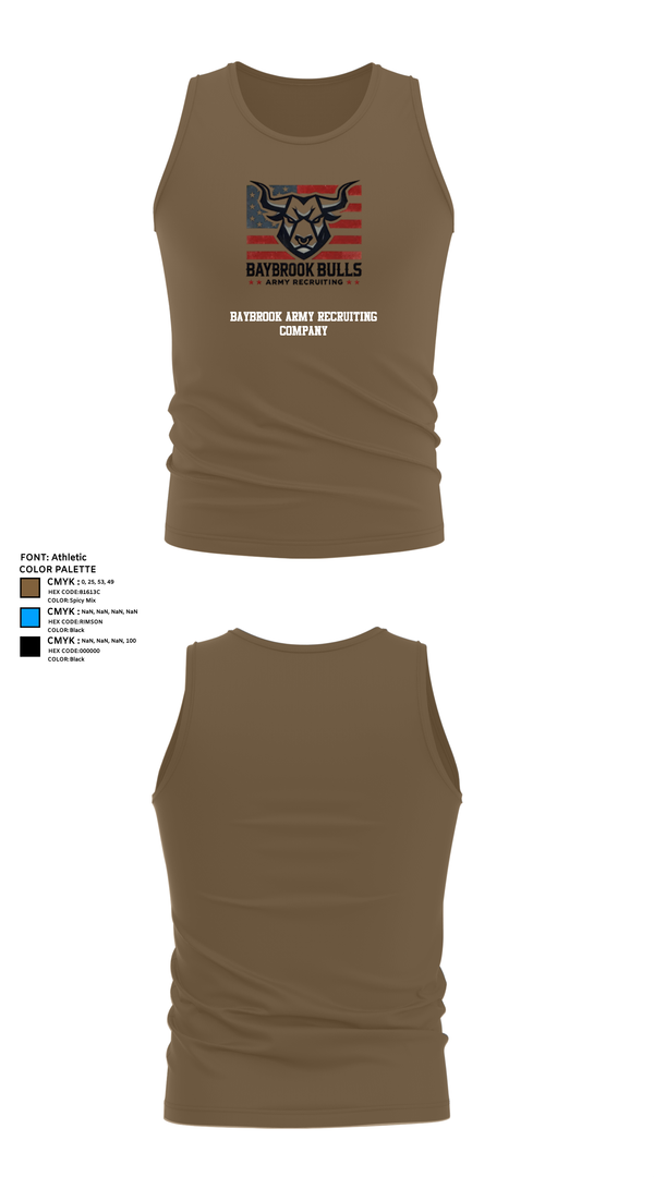 Tank Top, Baybrook Army Recruiting Company, , Teamtime, Team time, sublimation, custom sports apparel, team uniforms, spirit wear, spiritwear, sports uniforms, custom shirts, team store, custom team store, fundraiser sports, apparel fundraiser