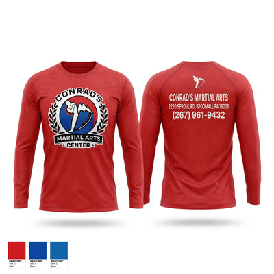 Conrad’s Martial Arts Center Long Sleeve Performance Shirt - 2