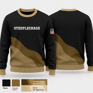 Crew Neck Sweatshirt, Steeplechase, , Teamtime, Team time, sublimation, custom sports apparel, team uniforms, spirit wear, spiritwear, sports uniforms, custom shirts, team store, custom team store, fundraiser sports, apparel fundraiser
