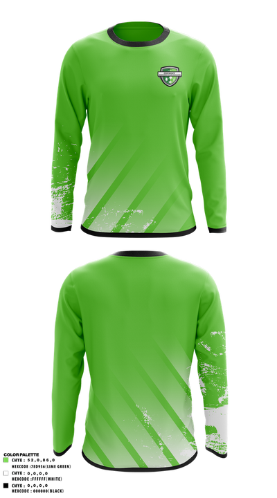 Crowley Independent Soccer Association 80091222 Long Sleeve Performance Shirt 1