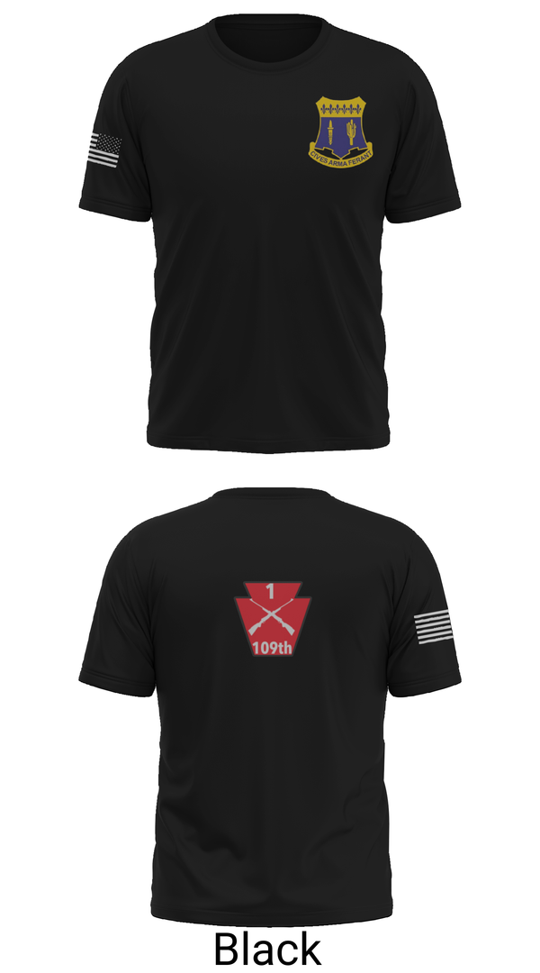 Short Sleeve Performance Shirt, A co 1/109, National Guard, Teamtime, Team time, sublimation, custom sports apparel, team uniforms, spirit wear, spiritwear, sports uniforms, custom shirts, team store, custom team store, fundraiser sports, apparel fundraiser