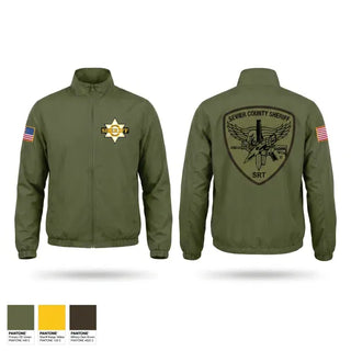 Windbreaker, Sevier County Sheriff SRT, Police, Teamtime, Team time, sublimation, custom sports apparel, team uniforms, spirit wear, spiritwear, sports uniforms, custom shirts, team store, custom team store, fundraiser sports, apparel fundraiser