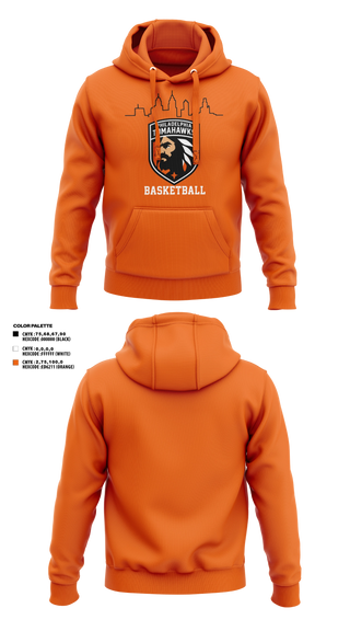 Hoodie, The Philadelphia Tomahawks, Men's Basketball, Teamtime, Team time, sublimation, custom sports apparel, team uniforms, spirit wear, spiritwear, sports uniforms, custom shirts, team store, custom team store, fundraiser sports, apparel fundraiser