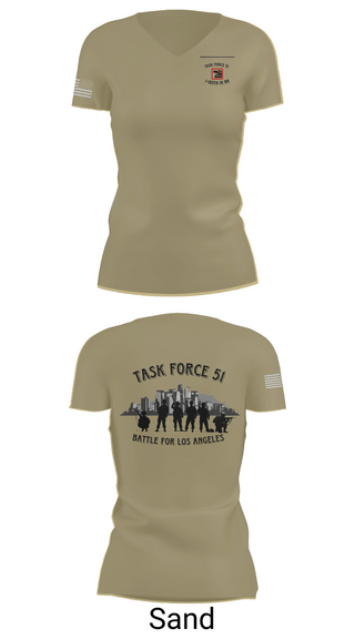 Womens Short Sleeve Vneck Shirt, 1-185th IN BN, , Teamtime, Team time, sublimation, custom sports apparel, team uniforms, spirit wear, spiritwear, sports uniforms, custom shirts, team store, custom team store, fundraiser sports, apparel fundraiser