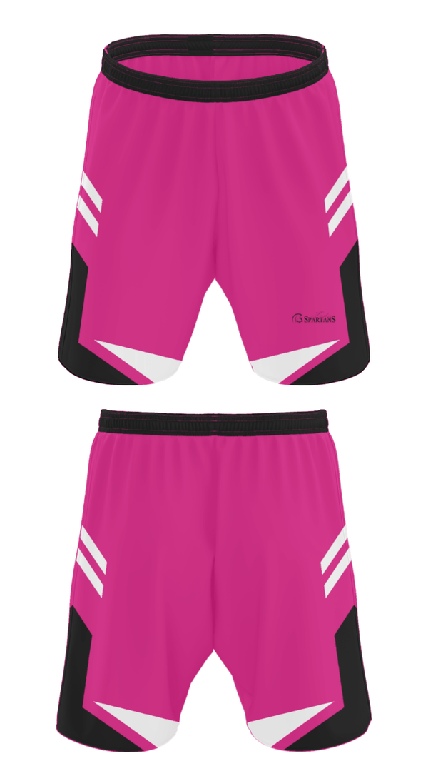 Athletic Shorts With Pockets, Lady Spartans Elite Basketball, Men's Basketball, Teamtime, Team time, sublimation, custom sports apparel, team uniforms, spirit wear, spiritwear, sports uniforms, custom shirts, team store, custom team store, fundraiser sports, apparel fundraiser