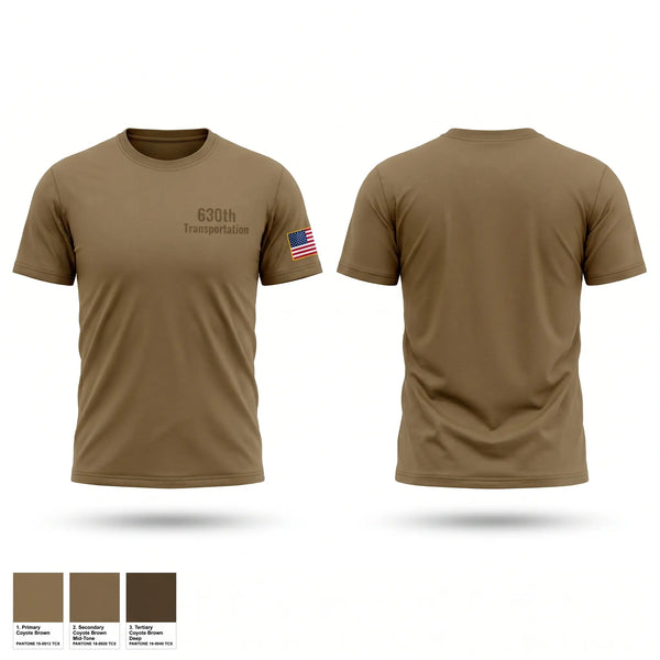 Old School Cotton Feel Shirt, 630th Transportation, Army, Teamtime, Team time, sublimation, custom sports apparel, team uniforms, spirit wear, spiritwear, sports uniforms, custom shirts, team store, custom team store, fundraiser sports, apparel fundraiser
