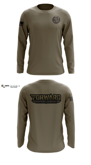 Long Sleeve Performance Shirt, E.Co 250th BSB, Army, Teamtime, Team time, sublimation, custom sports apparel, team uniforms, spirit wear, spiritwear, sports uniforms, custom shirts, team store, custom team store, fundraiser sports, apparel fundraiser