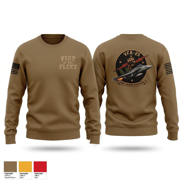 Crew Neck Sweatshirt, VFA-25, Navy, Teamtime, Team time, sublimation, custom sports apparel, team uniforms, spirit wear, spiritwear, sports uniforms, custom shirts, team store, custom team store, fundraiser sports, apparel fundraiser