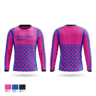Long Sleeve Performance Shirt, East Coast Icons, Baseball, Teamtime, Team time, sublimation, custom sports apparel, team uniforms, spirit wear, spiritwear, sports uniforms, custom shirts, team store, custom team store, fundraiser sports, apparel fundraiser