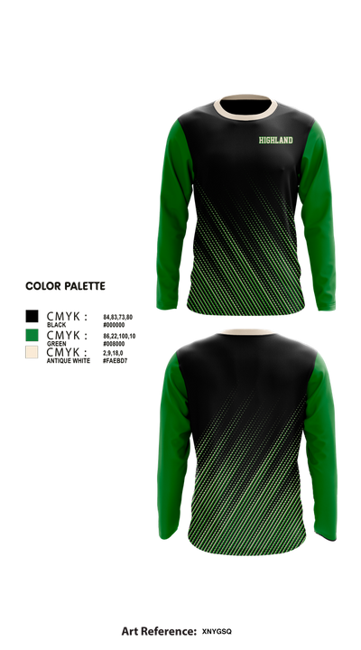 Highland 37460962 Long Sleeve Performance Shirt 1