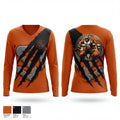 SOSA Basketball 52554966 Women's Long Sleeve V-neck Shirt - 1