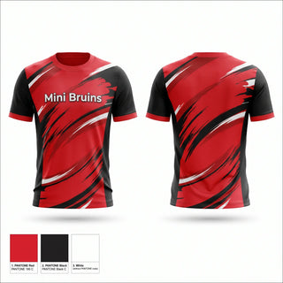 Short Sleeve Performance Shirt, Mini Bruins, Cheer, Teamtime, Team time, sublimation, custom sports apparel, team uniforms, spirit wear, spiritwear, sports uniforms, custom shirts, team store, custom team store, fundraiser sports, apparel fundraiser