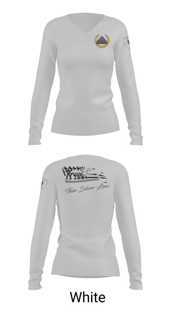 Womens Long Sleeve Vneck Shirt, NMCD, , Teamtime, Team time, sublimation, custom sports apparel, team uniforms, spirit wear, spiritwear, sports uniforms, custom shirts, team store, custom team store, fundraiser sports, apparel fundraiser