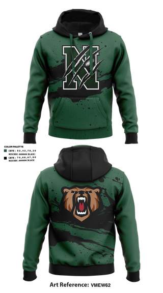 Hoodie, Norwalk Bears, , Teamtime, Team time, sublimation, custom sports apparel, team uniforms, spirit wear, spiritwear, sports uniforms, custom shirts, team store, custom team store, fundraiser sports, apparel fundraiser