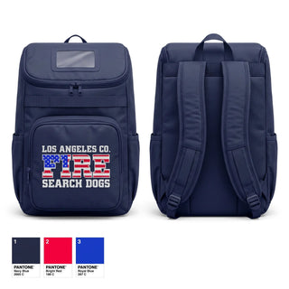 Gear Bag, La County Fire Search Dogs, Fire Department, Teamtime, Team time, sublimation, custom sports apparel, team uniforms, spirit wear, spiritwear, sports uniforms, custom shirts, team store, custom team store, fundraiser sports, apparel fundraiser