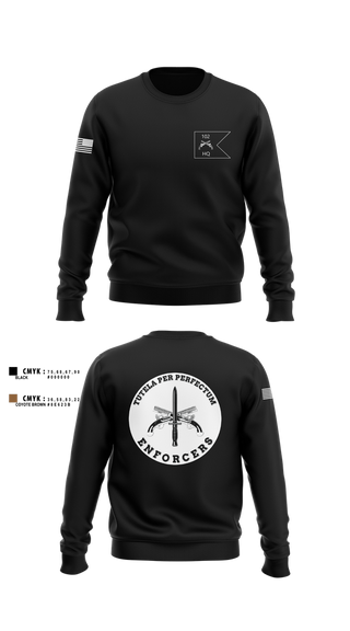 Crew Neck Sweatshirt, HHC, 102d MP BN, National Guard, Teamtime, Team time, sublimation, custom sports apparel, team uniforms, spirit wear, spiritwear, sports uniforms, custom shirts, team store, custom team store, fundraiser sports, apparel fundraiser