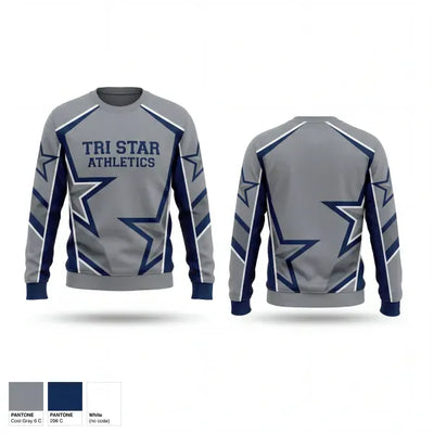 Tri Star Athletics 49384812 Crew Neck Sweatshirt - 1