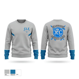 Crew Neck Sweatshirt, CLE Knights, Cross Country, Teamtime, Team time, sublimation, custom sports apparel, team uniforms, spirit wear, spiritwear, sports uniforms, custom shirts, team store, custom team store, fundraiser sports, apparel fundraiser