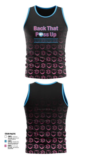 Tank Top, Back That Pass Up, Men's Volleyball, Teamtime, Team time, sublimation, custom sports apparel, team uniforms, spirit wear, spiritwear, sports uniforms, custom shirts, team store, custom team store, fundraiser sports, apparel fundraiser