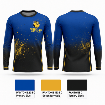 Wheatland Wrestling  Long Sleeve Performance Shirt 1