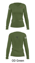 CRETAC Europe 67306951 Women's Long Sleeve V-neck Shirt - 54