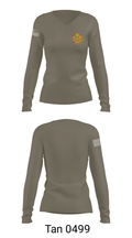 405th Civil Affairs Battalion 83178840 Women's Long Sleeve V-neck Shirt - 39