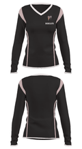 Bobcats 70742367 Women's Long Sleeve V-neck Shirt - 33