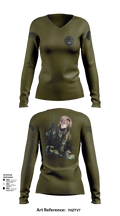 The House of Wolves 15600458 Women's Long Sleeve V-neck Shirt - 23