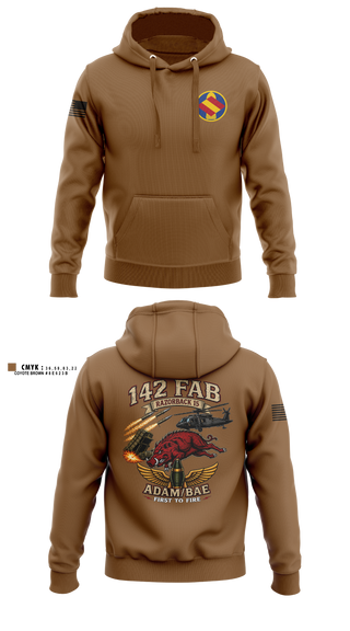 Hoodie, 142nd, Army, Teamtime, Team time, sublimation, custom sports apparel, team uniforms, spirit wear, spiritwear, sports uniforms, custom shirts, team store, custom team store, fundraiser sports, apparel fundraiser