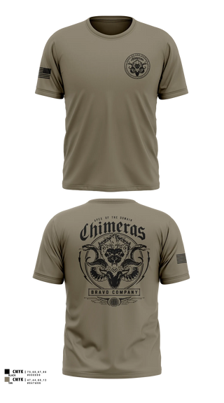 Short Sleeve Performance Shirt, Bravo Company, 401st Cyber Battalion, Army, Teamtime, Team time, sublimation, custom sports apparel, team uniforms, spirit wear, spiritwear, sports uniforms, custom shirts, team store, custom team store, fundraiser sports, apparel fundraiser