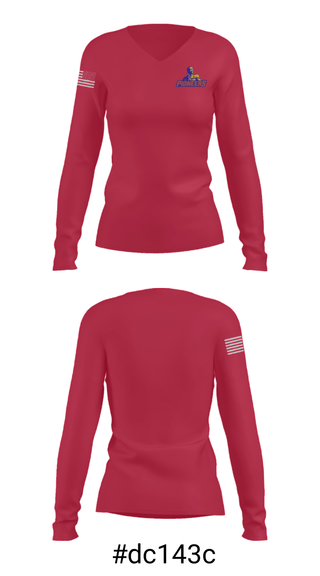 Women's Long Sleeve Vneck Shirt, Frankford High School Basketball, Women's Basketball, Teamtime, Team time, sublimation, custom sports apparel, team uniforms, spirit wear, spiritwear, sports uniforms, custom shirts, team store, custom team store, fundraiser sports, apparel fundraiser