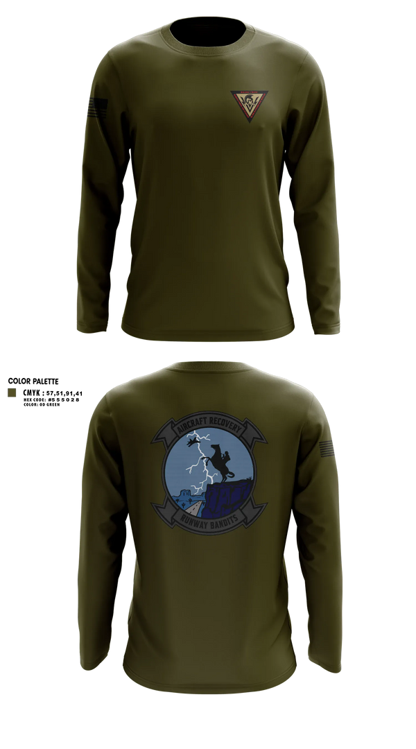 Long Sleeve Performance Shirt, Aircraft Recovery, Marines, Teamtime, Team time, sublimation, custom sports apparel, team uniforms, spirit wear, spiritwear, sports uniforms, custom shirts, team store, custom team store, fundraiser sports, apparel fundraiser