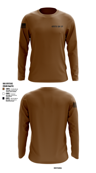 Long Sleeve Performance Shirt, 475th QM GP, , Teamtime, Team time, sublimation, custom sports apparel, team uniforms, spirit wear, spiritwear, sports uniforms, custom shirts, team store, custom team store, fundraiser sports, apparel fundraiser