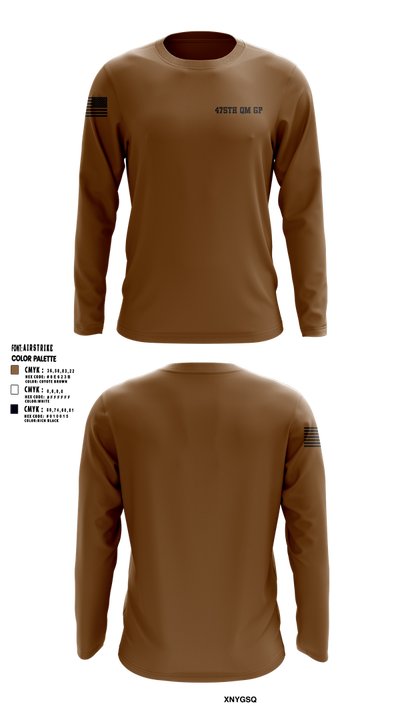 475th QM GP 38545111 Long Sleeve Performance Shirt 1